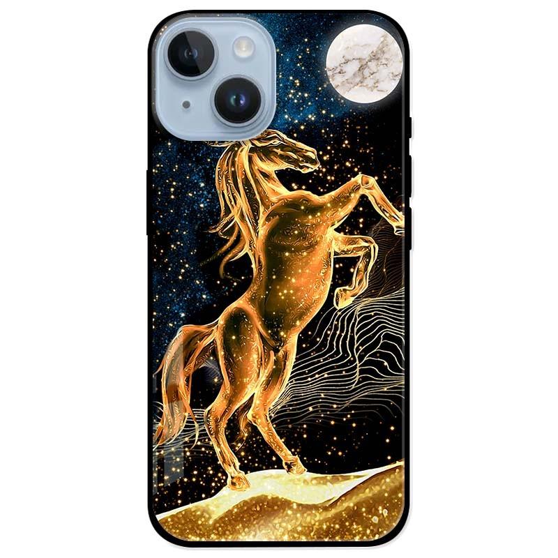 Ốp lưng dành cho Iphone 14 - Iphone 14 Plus - Iphone 14 Pro - Iphone 14 Pro Max - Chú Ngựa Vàng