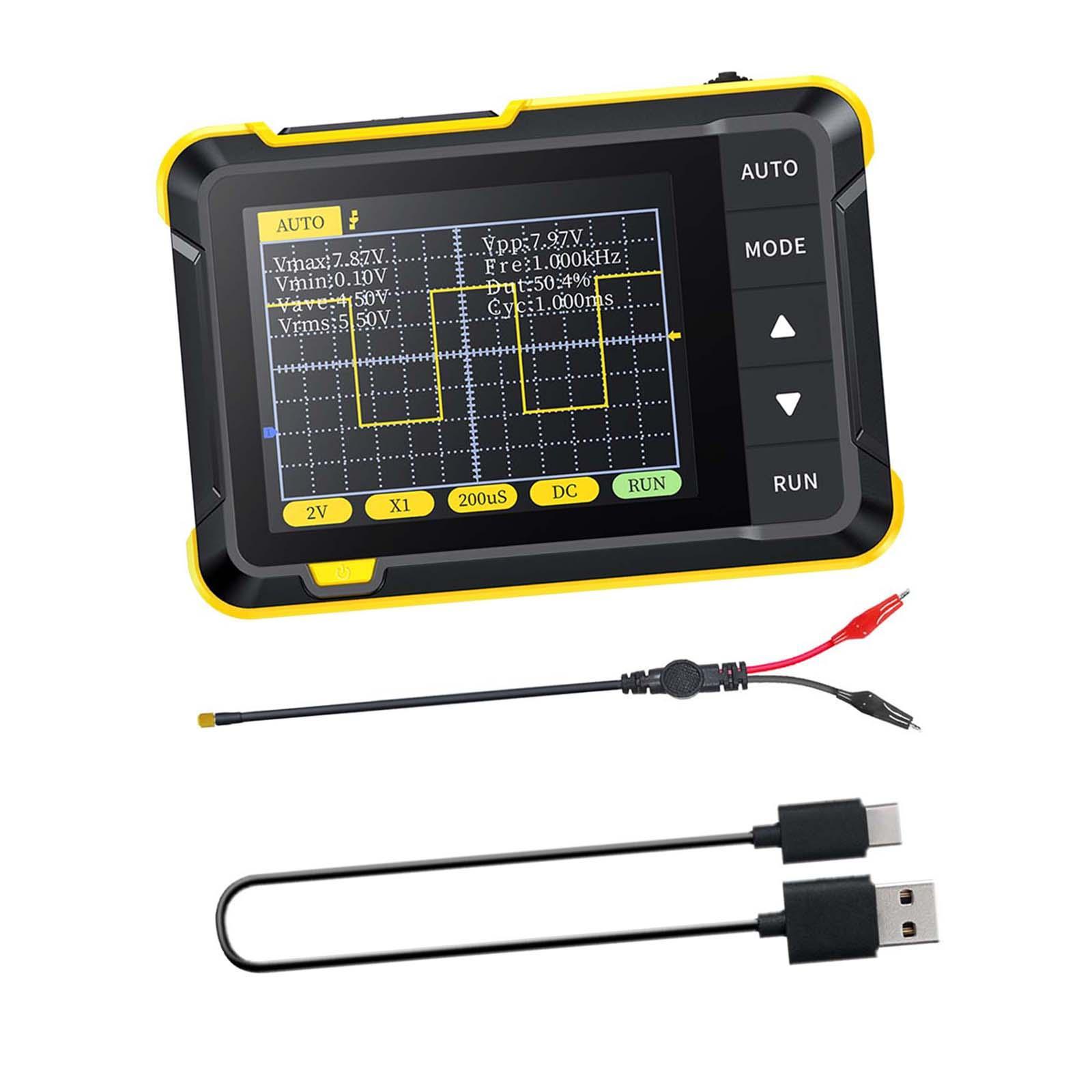 Handheld Digital Oscilloscope 200KHz 400V for Electronic Repair DIY Teaching