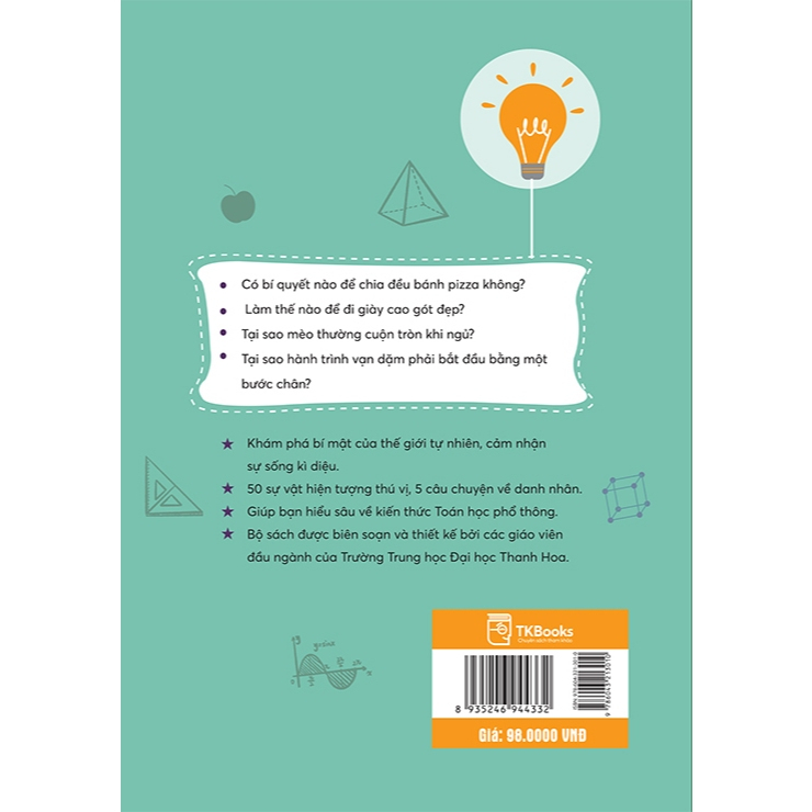 Sách - STEM Toán Học - Tôi tư duy, nên tôi tồn tại