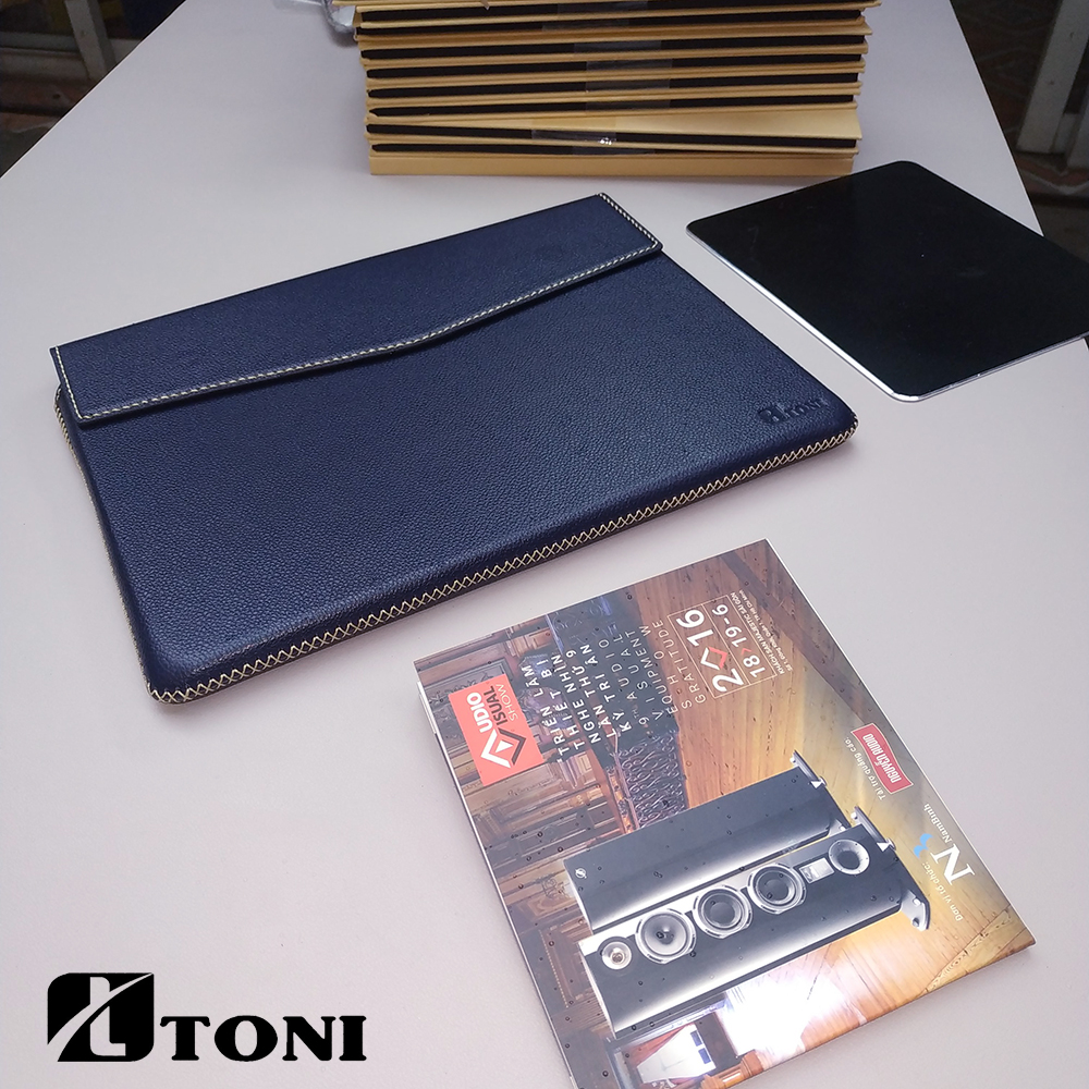 Bao da thật Toni bảo vệ Macbook, Laptop 12 inch