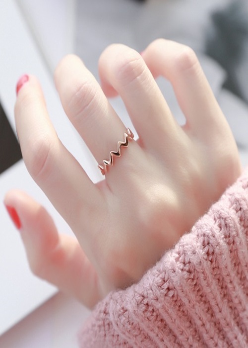 Nhẫn titan nhịp đập NK51