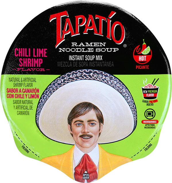Mì Tapatio vị tôm chua cay tô 110g