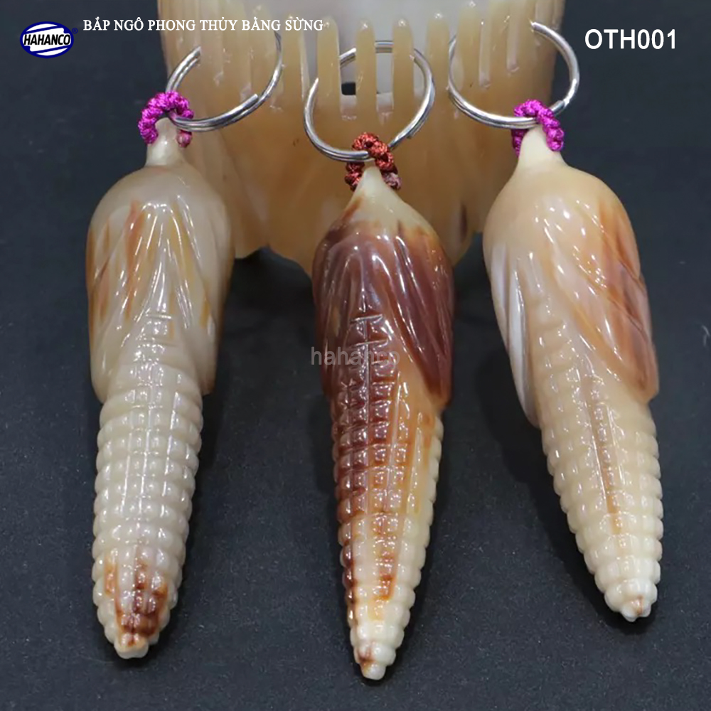 Bắp Ngô Phong thủy bằng sừng được làm thủ công 100% Đem lại sự sung túc cho người sở hữu