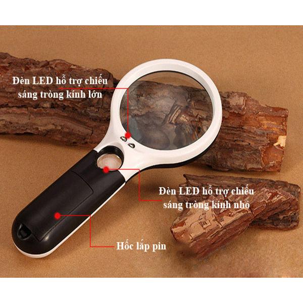 Kính Lúp Cầm Tay Có Đèn 3x-45x