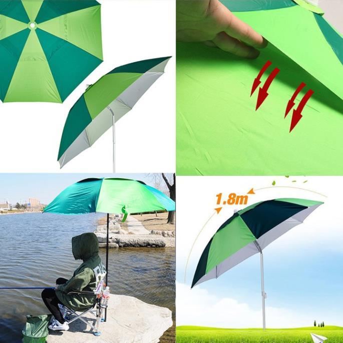 Ô Câu Cá Ô Dù Che Nắng Che Mưa Ô Câu Cá 2 Tầng Dã Ngoại Cao Cấp KK14 đồ câu FISHING_HD