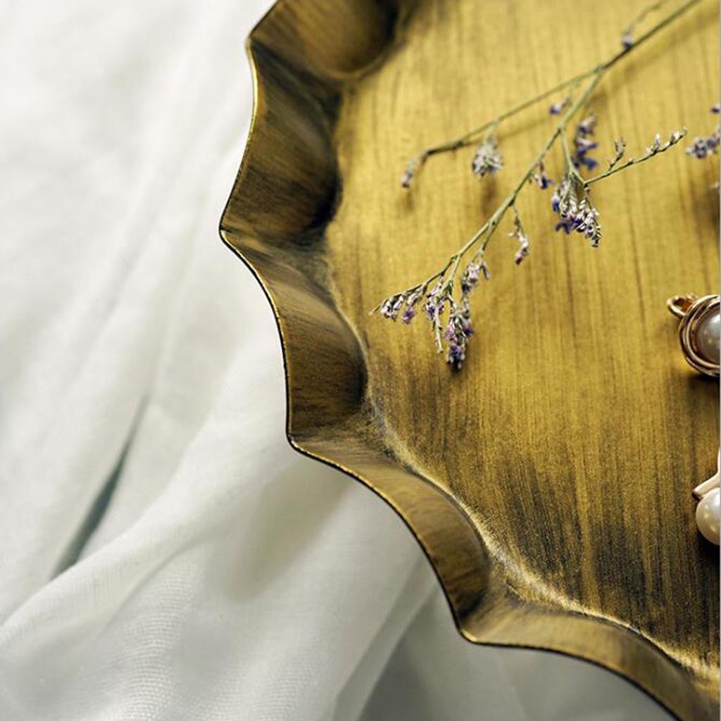 Vintage Metal Round Display Cake Stand Food Platter Serving Rack Holder S