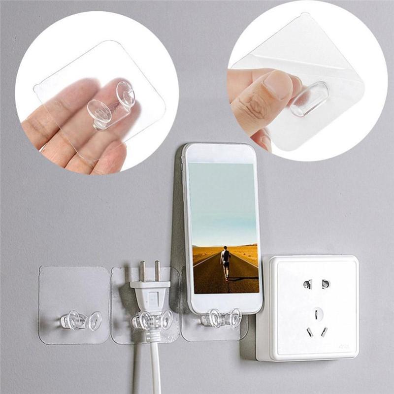 Móc Dán Tường Treo Phích Cắm Điện Tiện Lợi