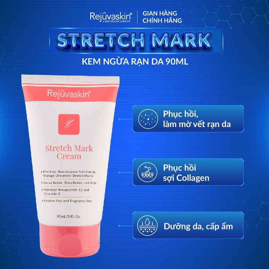 Kem Phòng Ngừa Rạn Da Và Giảm Rạn Da Rejuvaskin Stretch Mark Cream