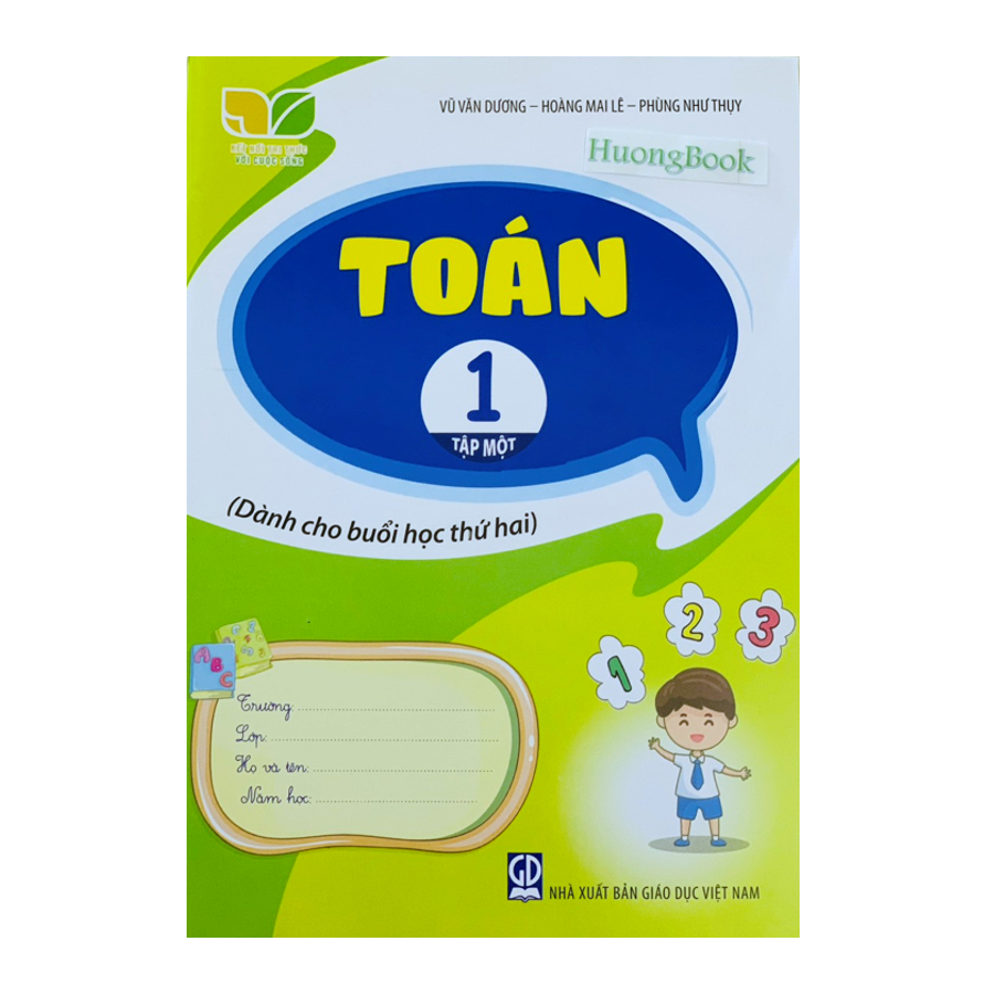 Sách - Toán lớp 1 tập 1 dành cho buổi học thứ 2  - ĐN
