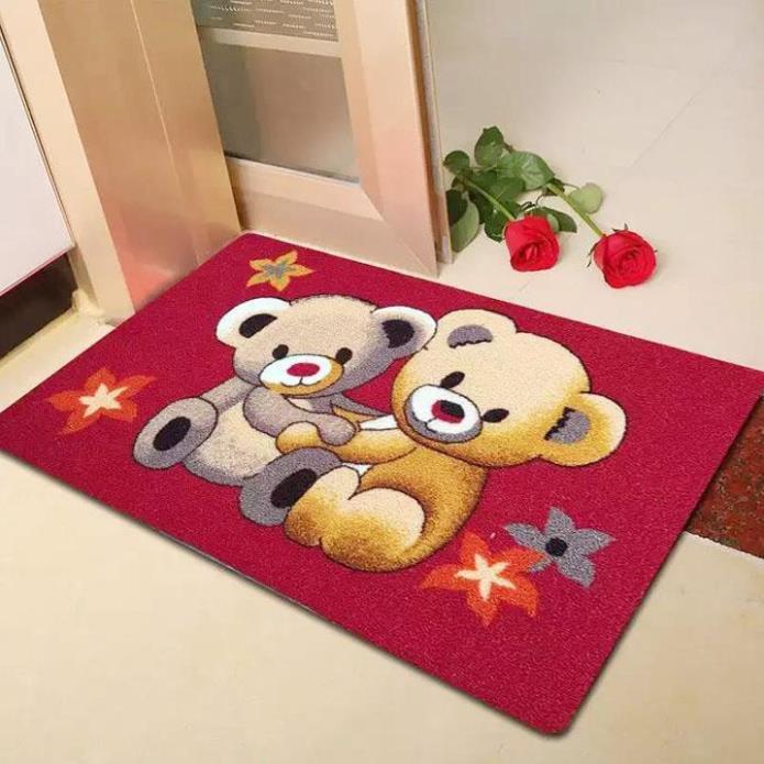 Thảm Chùi Chân Họa Tiết 3D Chống Thấm