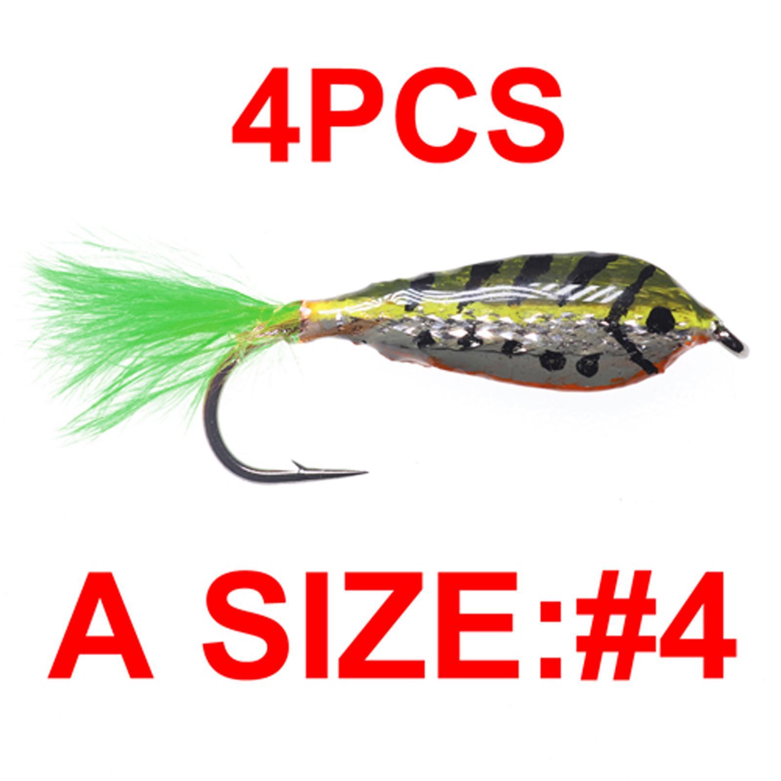 Fishing Bass Pike Flies for Trout Bass Fishing Multiple Colors Fly Fishing Hard Fishing Lures