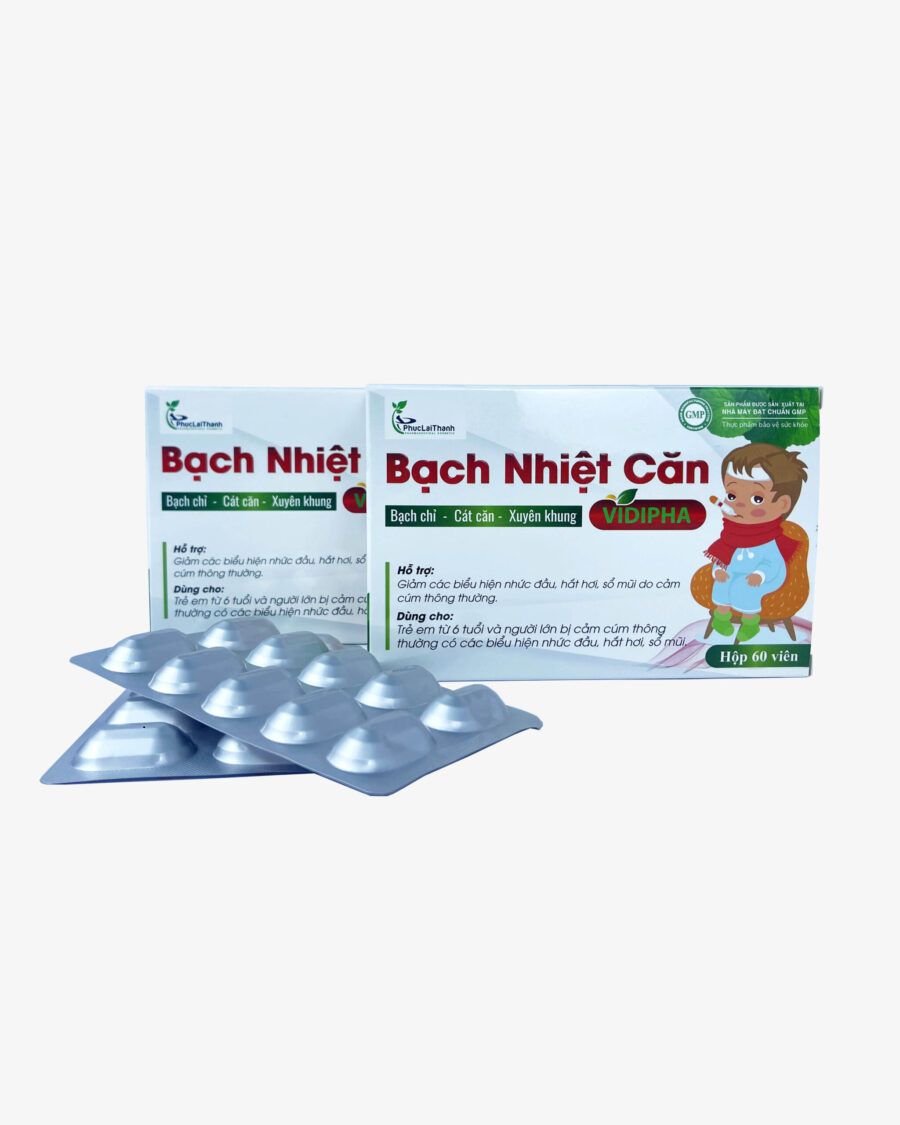 Thực phẩm bảo vệ sức khỏe Bạch Nhiệt Căn VIDIPHA