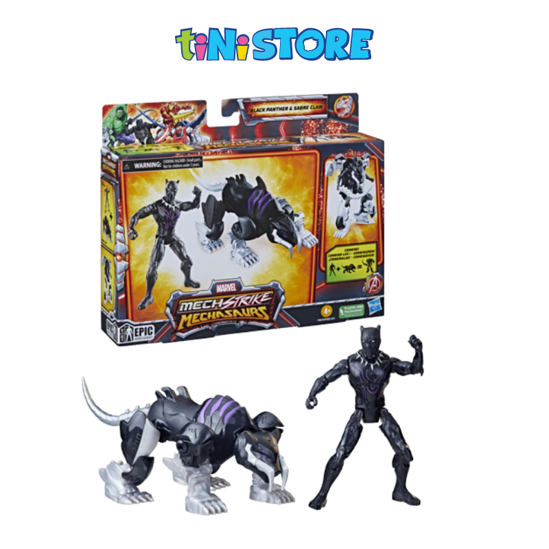 Bộ đồ chơi siêu anh hùng Mech Strike Black Panther Avengers