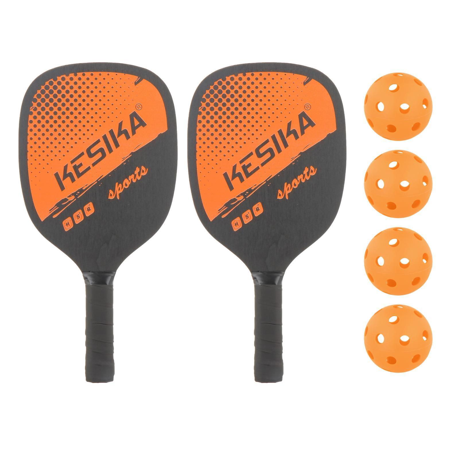 2-3pack Professional Pickleball Paddles Comfort Grip with Bag 4 Balls Racquet