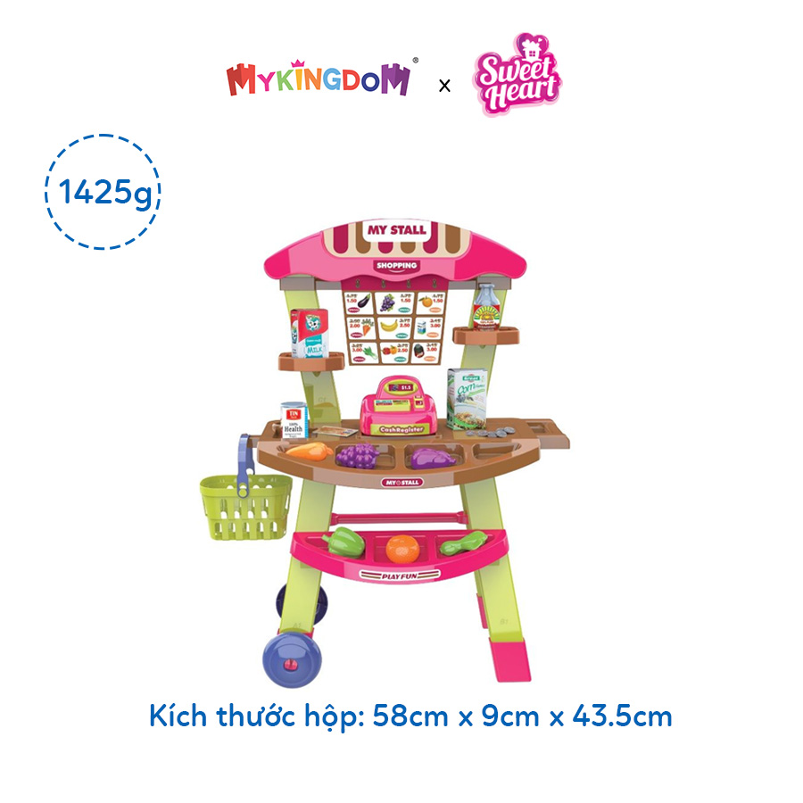 Đồ Chơi SWEET HEART Bộ Quầy Siêu Thị Di Động Hiện Đại SH661-515