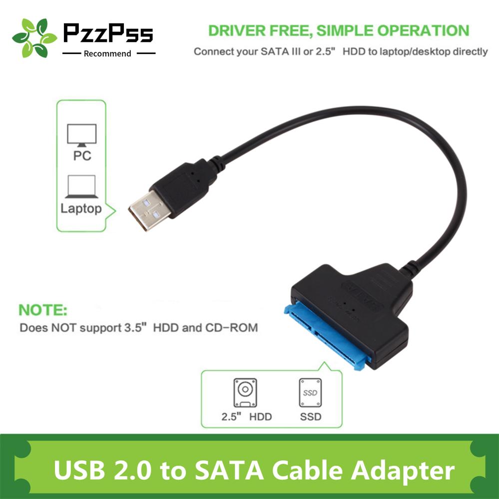 USB 2.0 3.0 SATA 3 Cable Sata To USB 2.0 Adapter Up To 6 Gbps Support 2.5 Inch External HDD SSD Hard Drive 22 Pin Sata III Cable