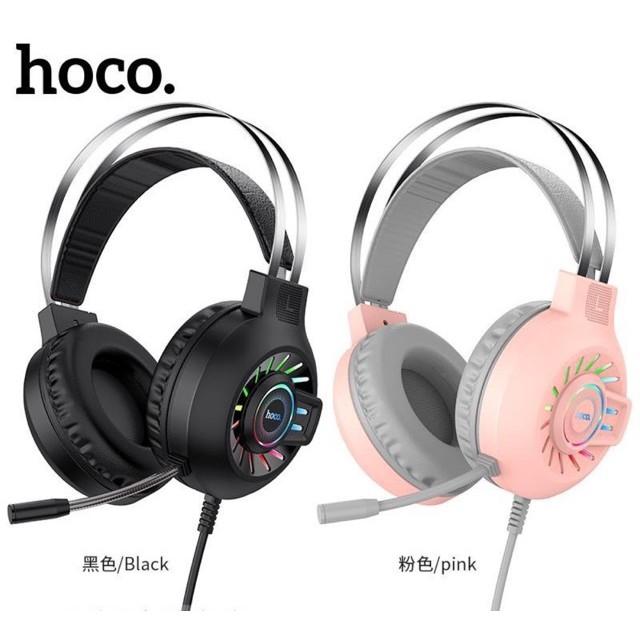 Tai nghe Gaming chụp tai Hoco ESD04 có mic đàm thoại,  jack 3.5 - Hàng chính hãng