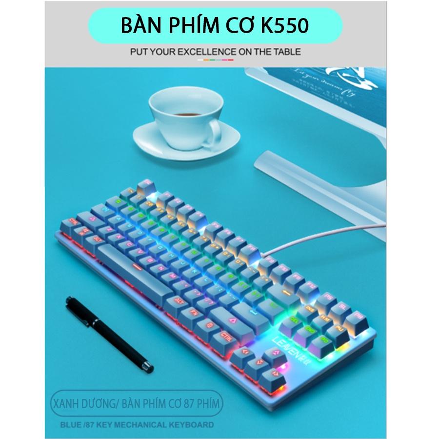 Bàn phím cơ Coputa Bàn phím máy tính gaming chơi game văn phòng K550