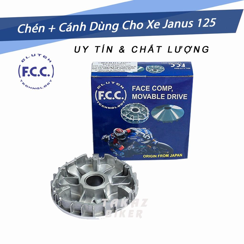 A1 Chén bi và cánh quạt dùng cho xe Janus 125 hãng FCC Công Nghệ Japan