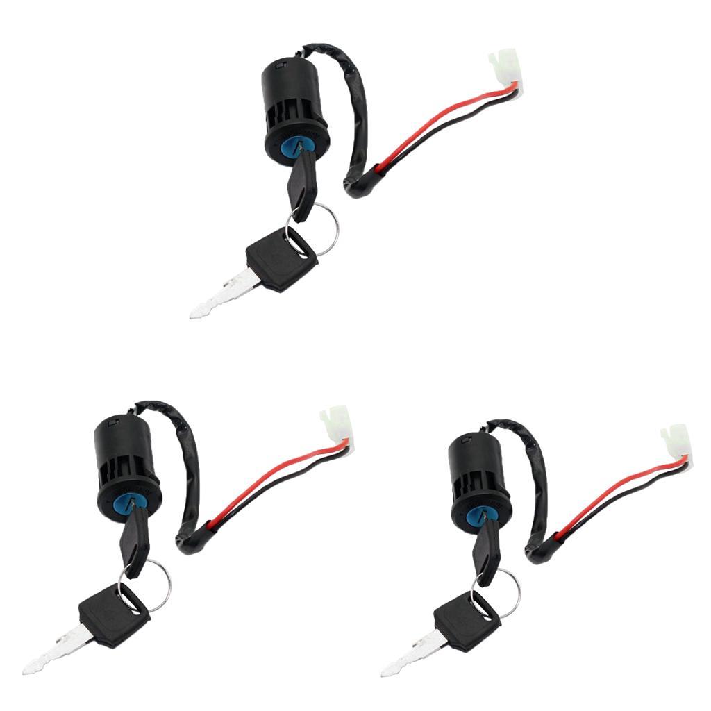 3x Ignition Key & 6 Keys for Scooter Pocket Dirt Kart