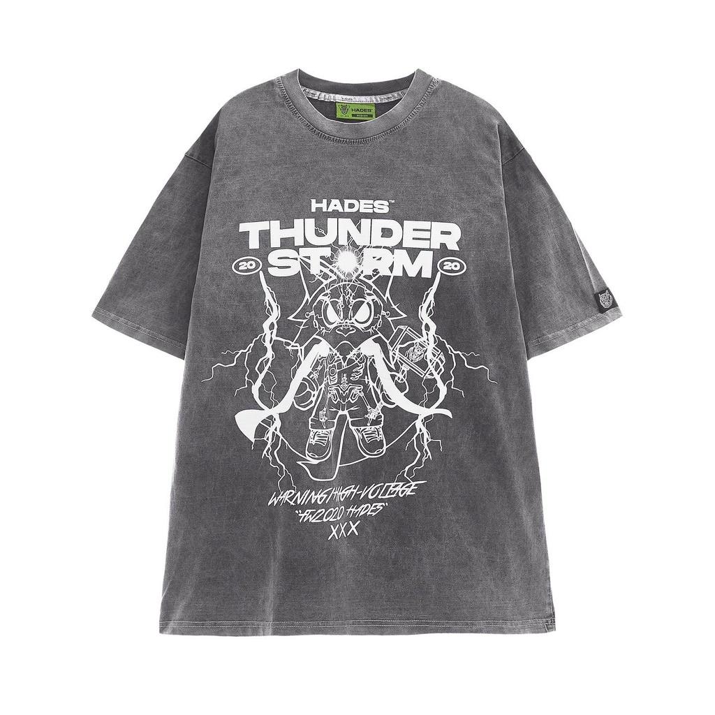 Áo thun unisex tay lỡ THUNDER STORM || Hany shop