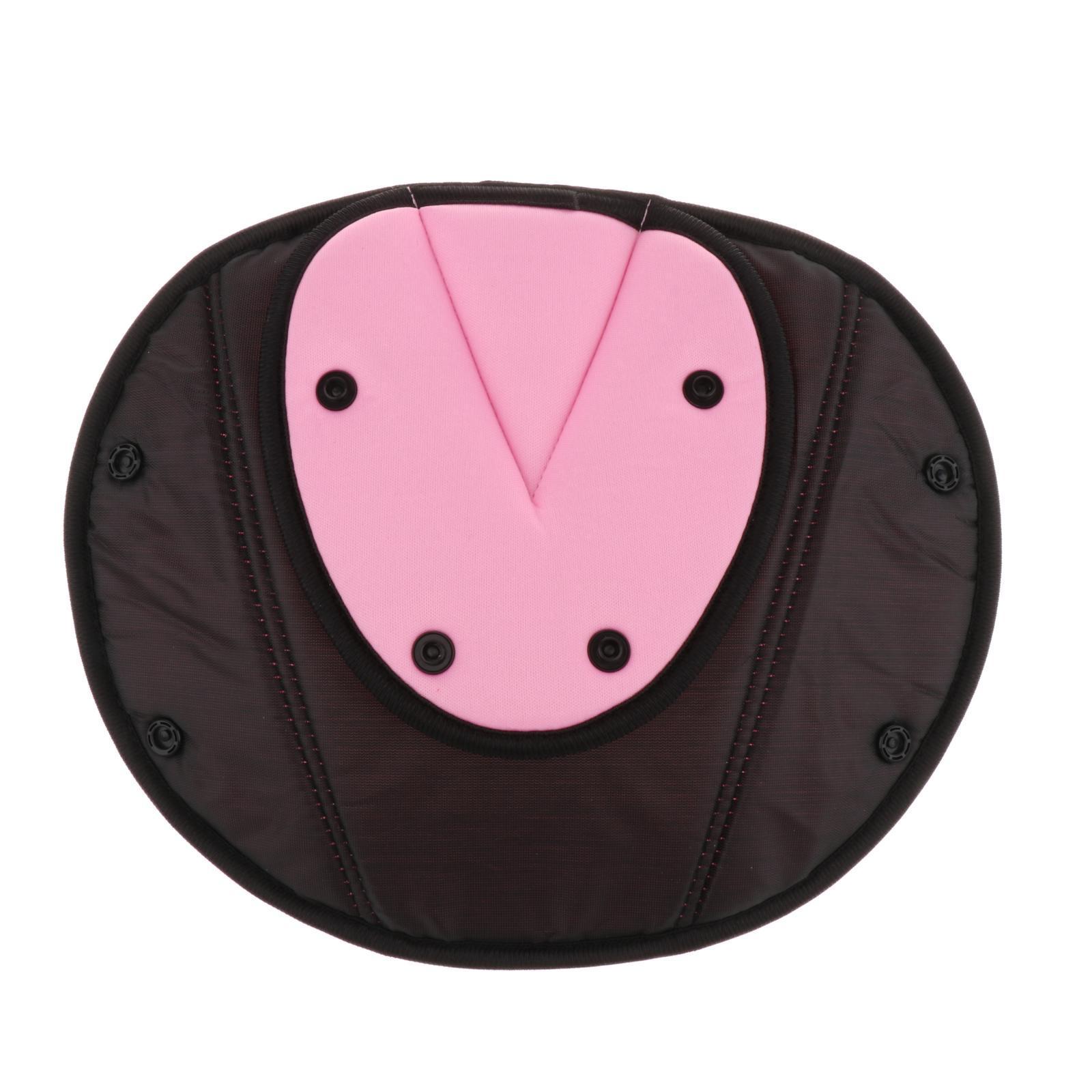 3X Kids Car Safety Seatbelt Adjuster Universal Seat Belt Triangle Holder Pink