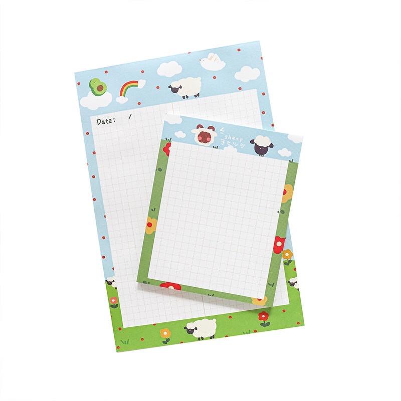 Tập giấy take note size A5 mỗi tập 50 tờ giấy dùng để ghi chép hoặc refill sổ binder DIY
