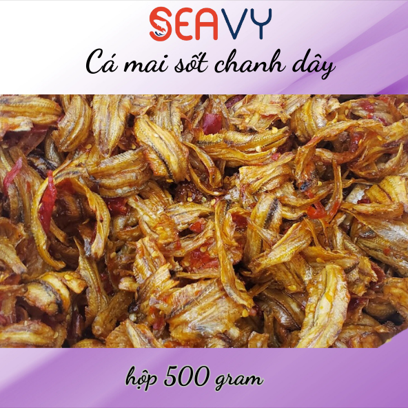Đặc Sản Nha Trang -Cá Mai Sốt Chanh Dây Ăn Liền Seavy Hộp 500G