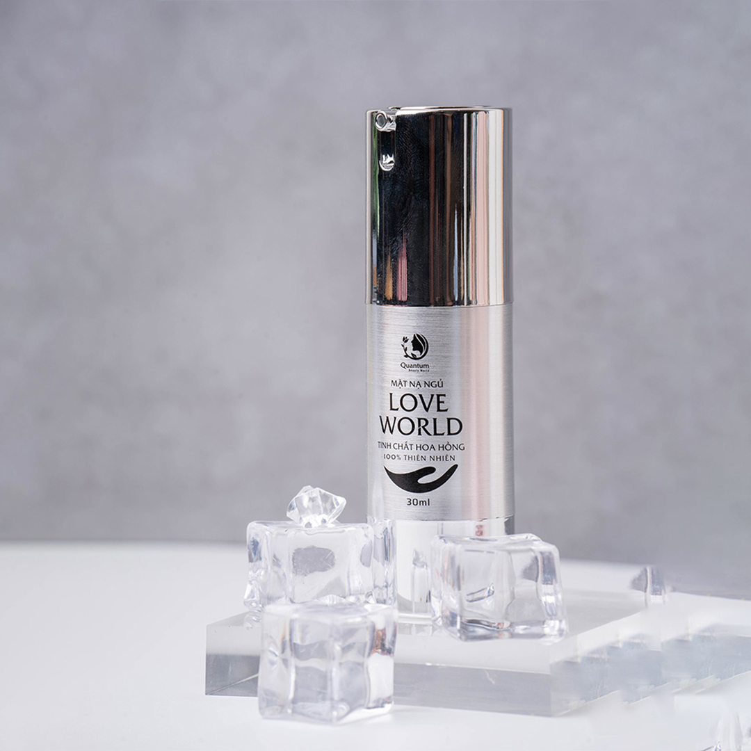 Kem Dưỡng Da Ban Đêm Cho Da Dầu Mụn Mặt Nạ Ngủ Dưỡng Ẩm Thải Độc Cung Cấp Collagen Chống Lão Hóa Da Mặt Sáng Trắng Căng Mịn Ngừa Mụn Trứng Cá Mặt Nạ Ngủ Cho Da Khô Tinh Chất Hoa Hồng Love World Hoàn Toàn Thiên Nhiên