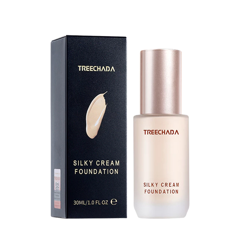 Kem Nền Treechada Silky Cream Che Khuyết Điểm Tự Nhiên Trong Suốt Dưỡng Ẩm Làm Sáng Màu Da Thái Lan 30ml