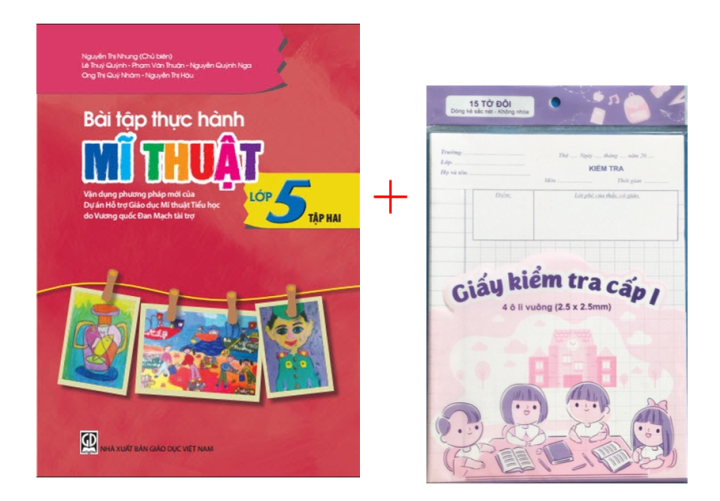 Sách - Bài tập thực hành Mĩ thuật Lớp 5 tập 2