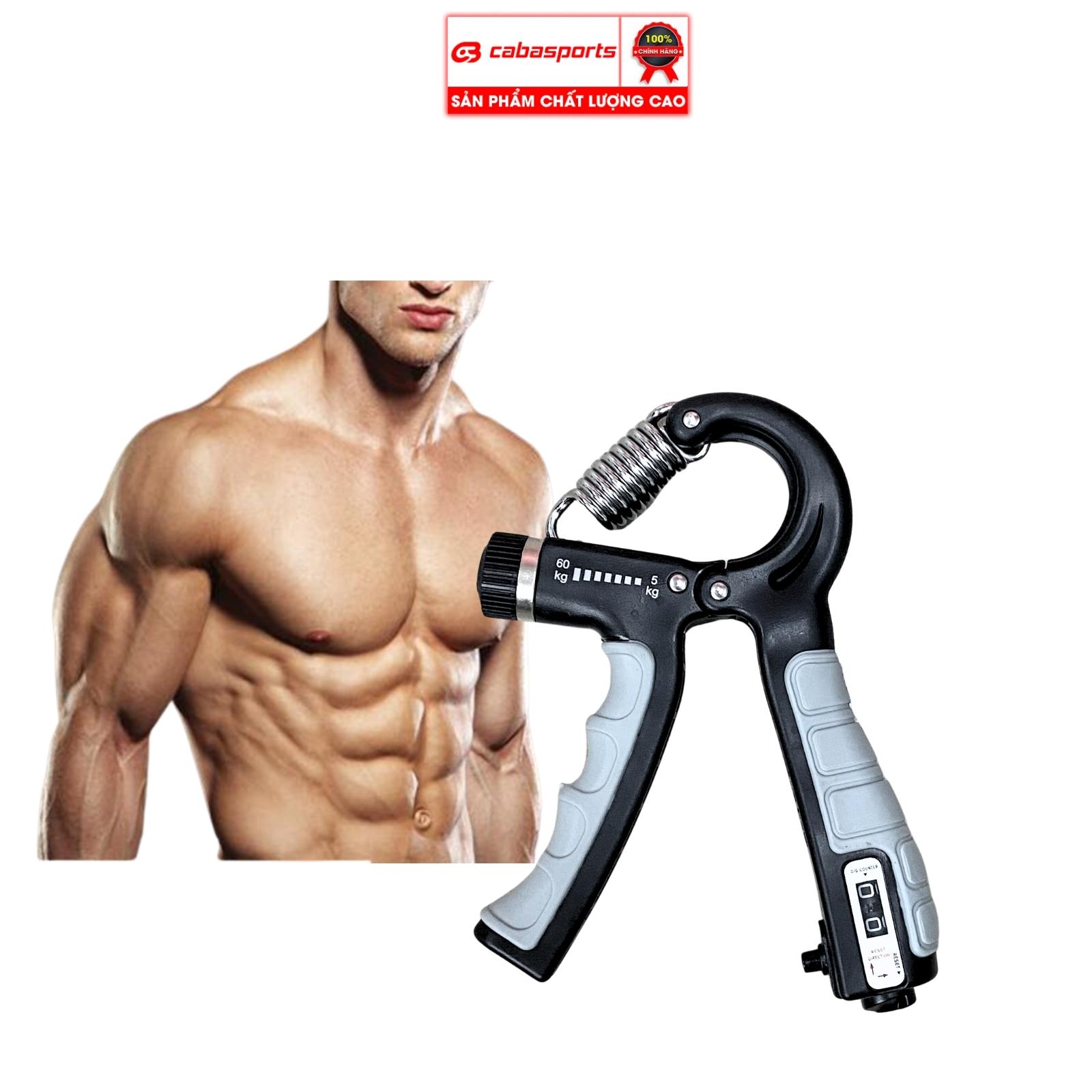 Kìm bóp tay 60kg chuyên dụng có số đếm tự động, Kìm tập cơ tay dụng cụ tập gym tại nhà điều chỉnh lực, giá rẻ chất lượng