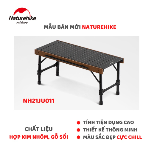 Bàn nhôm IGT gấp gọn đa năng NatureHike NH21JU011