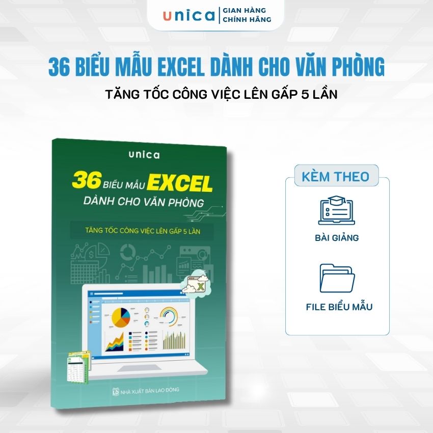 Sách Sổ tay 36 Biểu mẫu Excel dành cho văn phòng