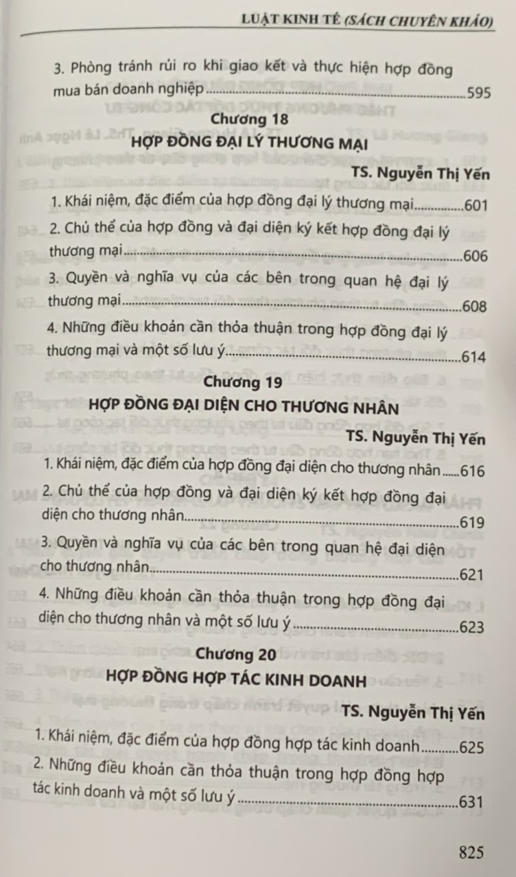 Luật kinh tế chuyên khảo