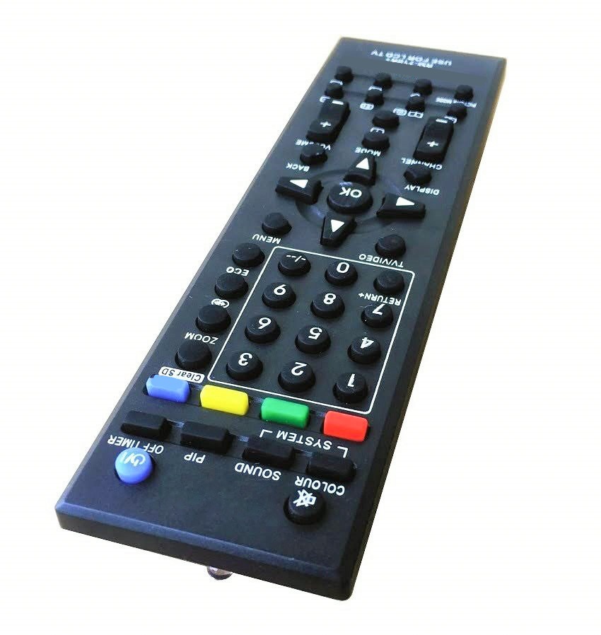 Remote Điều Khiển Cho TV LCD JVC, TV LED JVC RM-710M (Kèm Pin AAA Maxell)