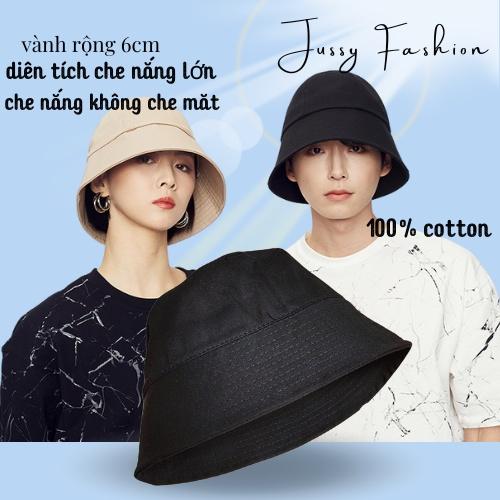 Nón Tai Bèo Nam Nữ Thời Trang Vành Cụp Trơn Jussy Fashion Nhiều Màu Phong Cách Mũ Bucket Nữ Ulzzang Unisex