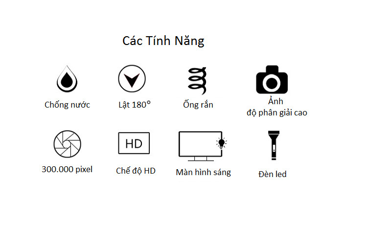 Camera nội soi bên trong đồ vật không cần bóc tách, chuyên dụng khi thẩm định dự án U65 ( Tặng kèm bộ 6 con bướm dạ quang phát sáng )