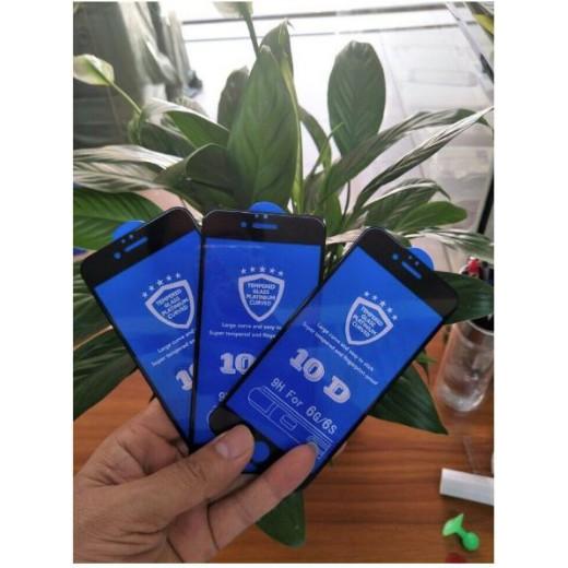 Kính Cường Lực 10D Full Màn Tràn Viền Cho 6/6s/6lus/6splus/7/7plus/8/8plus/X/SX/XR/XSMAX