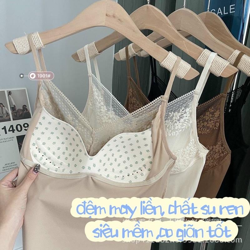 Bra su ren 2 dây dáng dài có đệm ngực may liền cho nữ