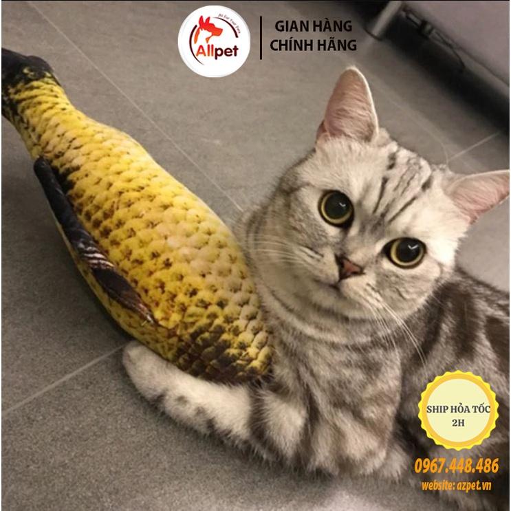 Đồ Chơi Cho Mèo hình cá chép nhồi catnip. Đồ chơi cho mèo.