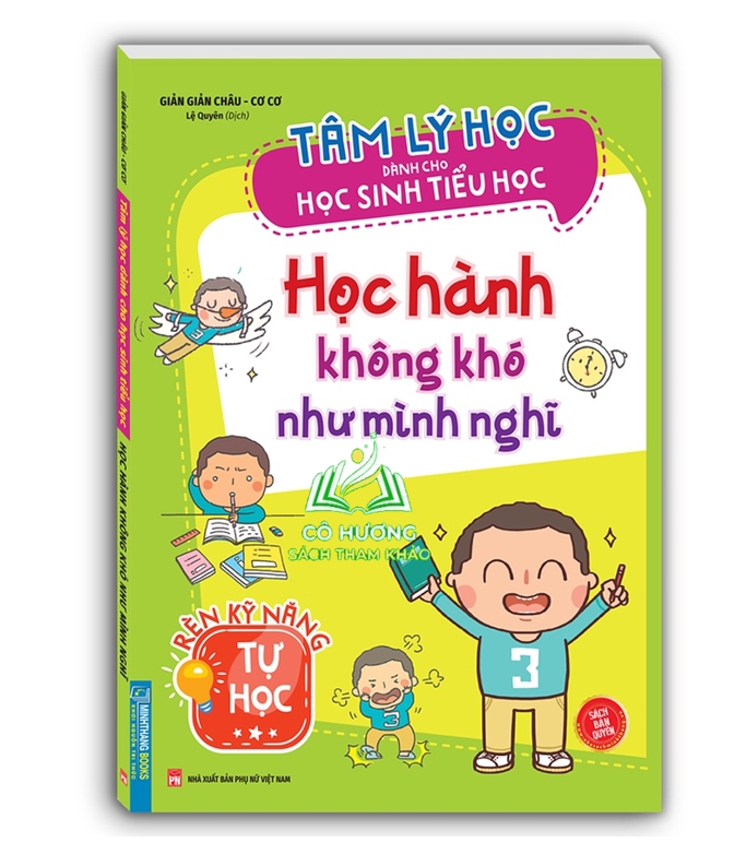 Sách - Tâm lý học dành cho học sinh tiểu học - Học hành không khó như mình nghĩ