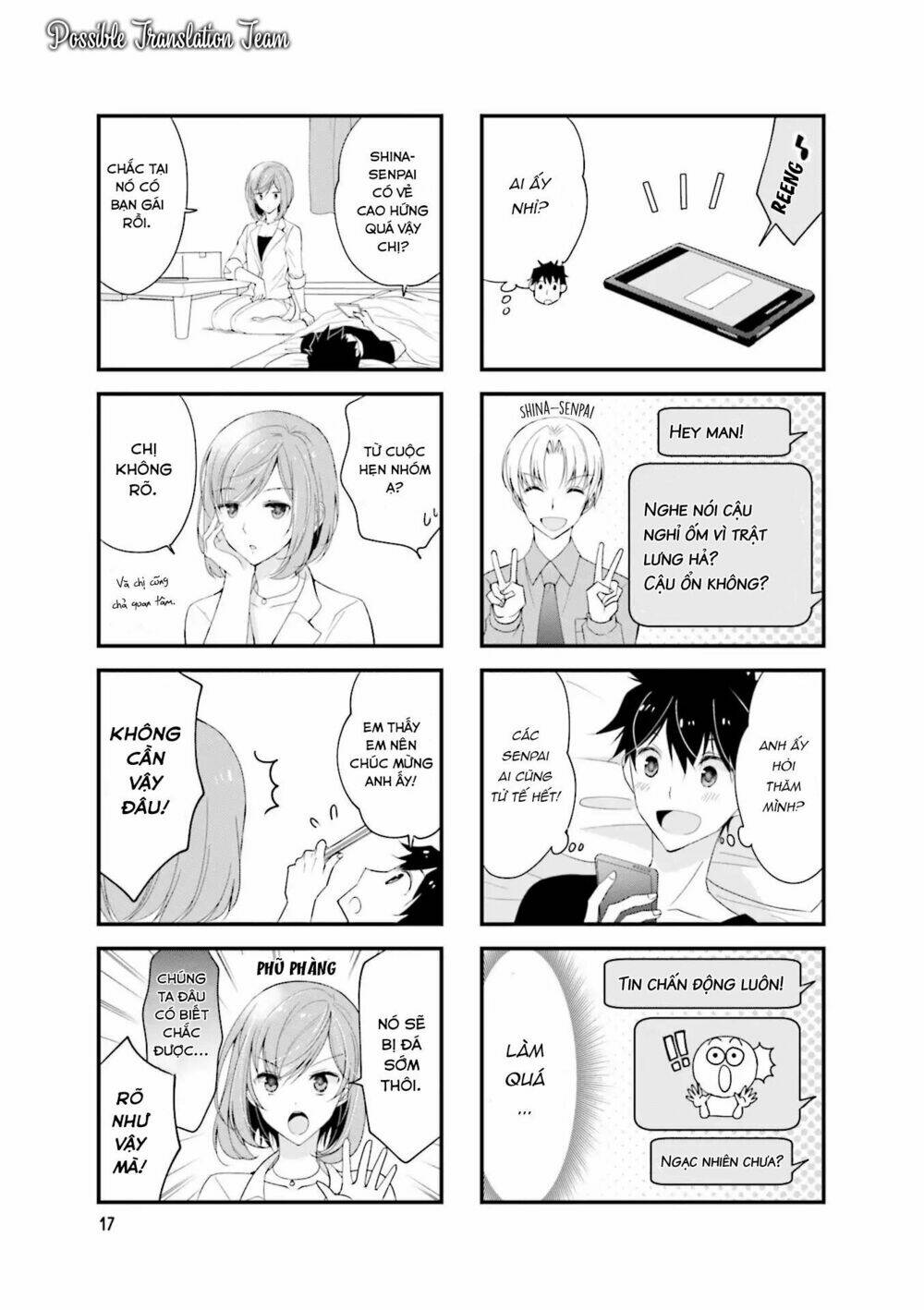 senpai nhỏ nhắn của tôi rất dễ thương chapter 17 9