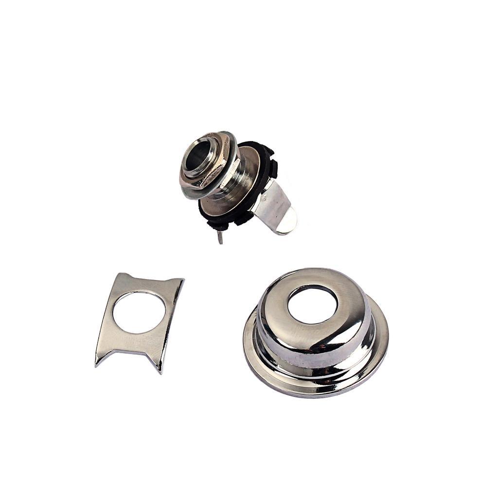 2pcs 6.35mm 1/4 ''  Output Jack for  Guitar