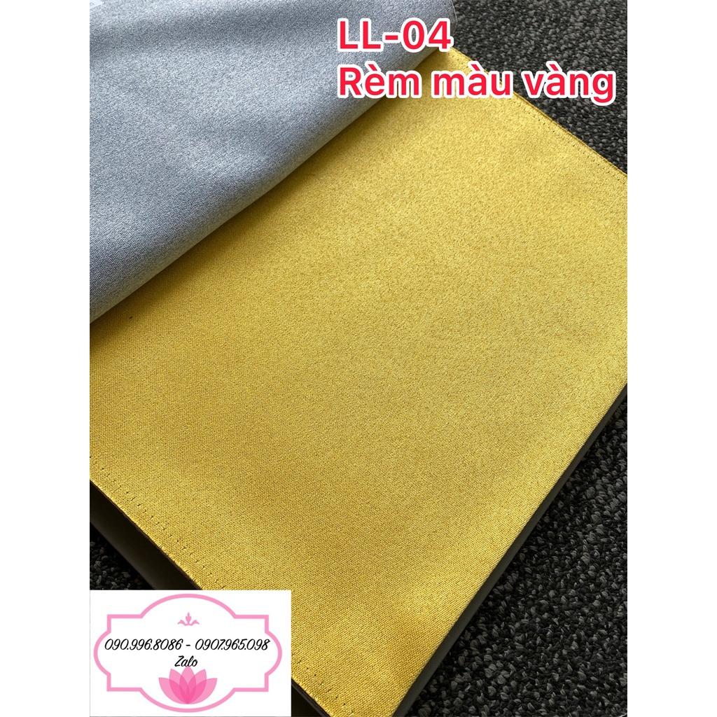 Rèm cửa đi cửa sổ sẵn khoen cắt chiều cao miễn phí