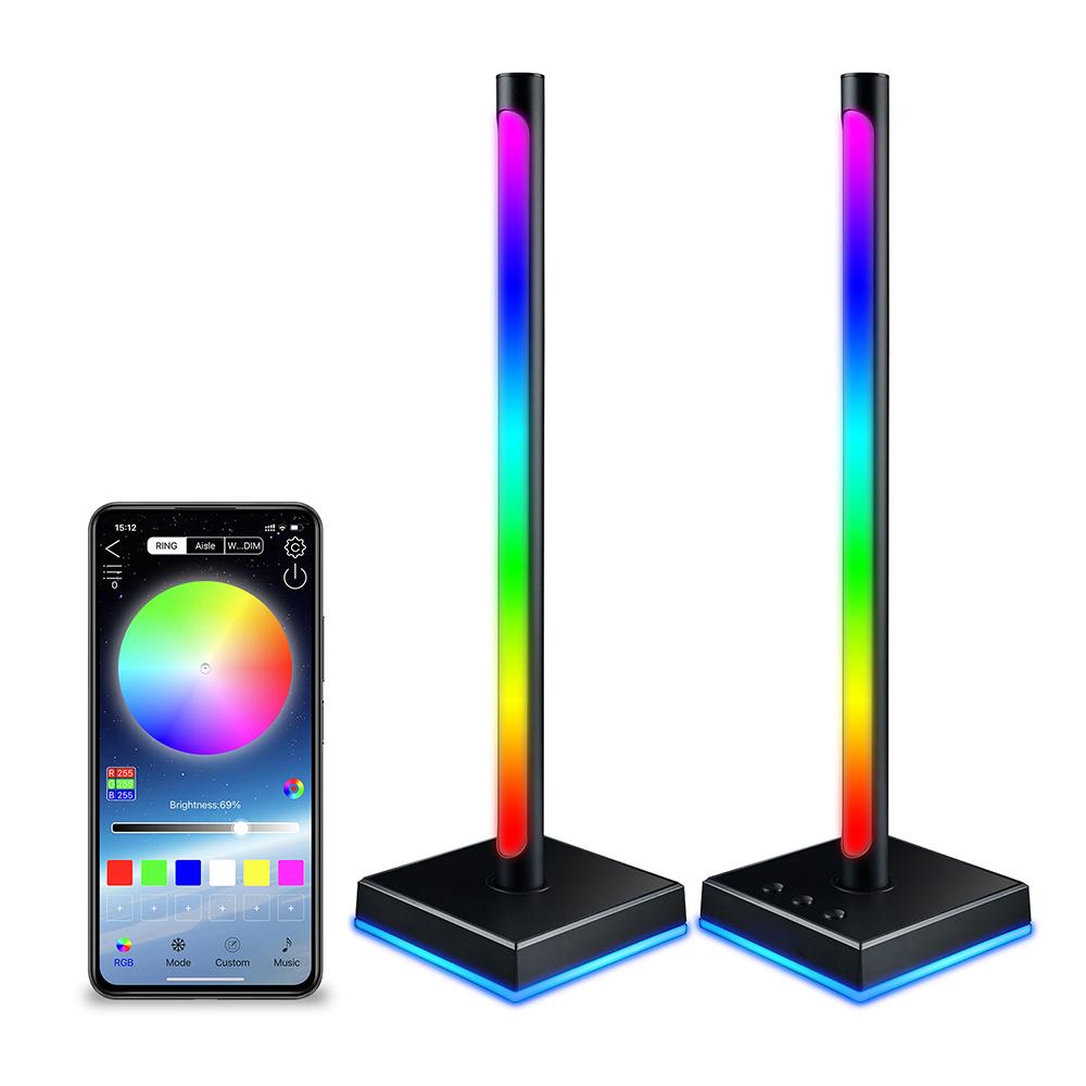 Smart RGB Desktop Pickup Atmosphere Lamp Music Rhythm Light Bar Support APP Control for Living Room Bedroom Party