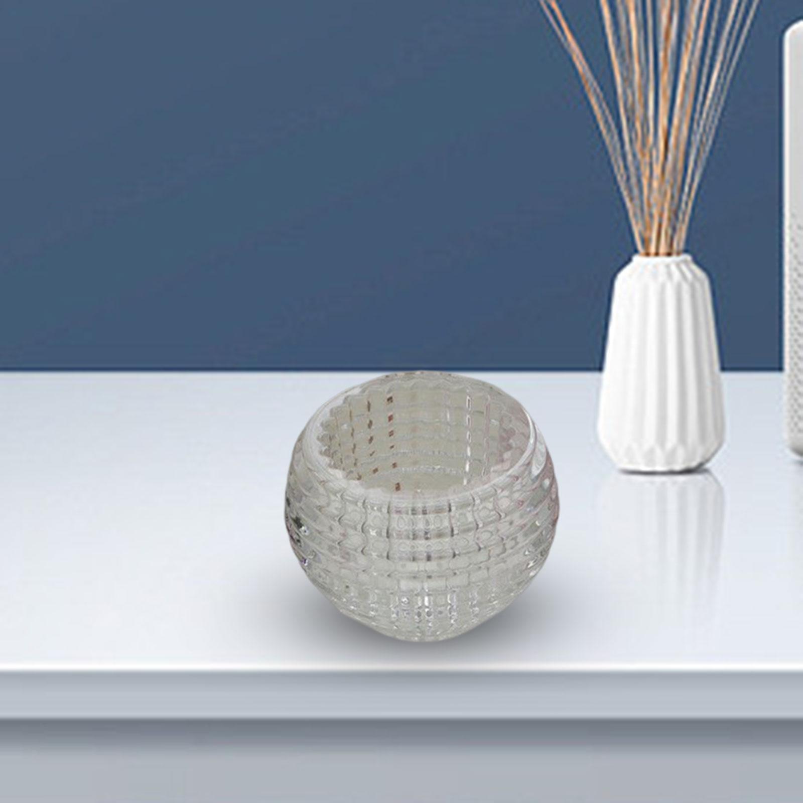 Modern Glass Candle Holder Candlestick Home Decorations Anniversary Gift