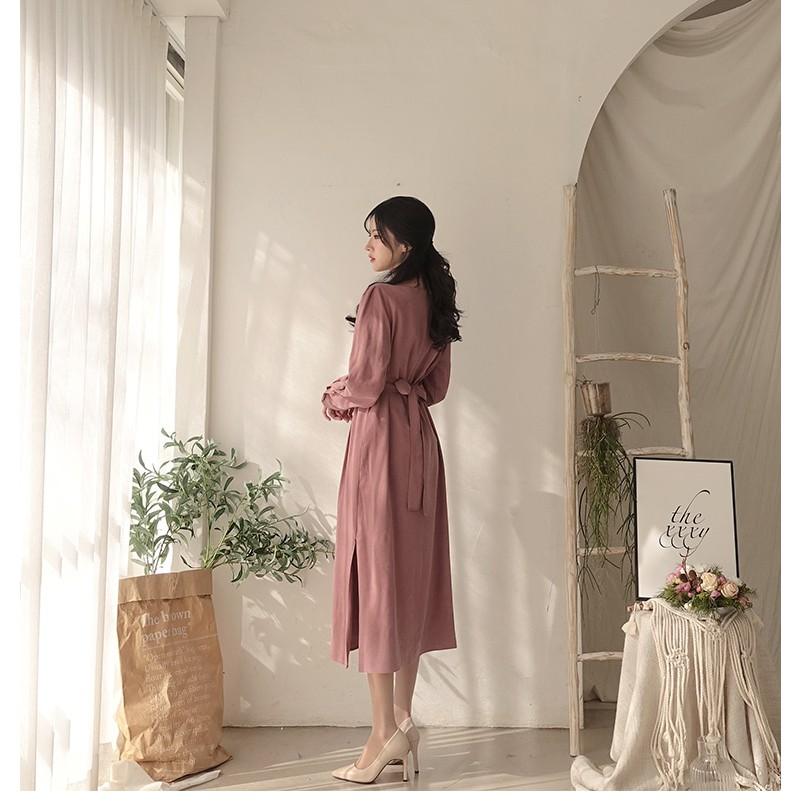 Áo đôi áo cặp Áo đôi nam nữ đẹp Set áo váy sơ mi Hàn Quốc dáng dài VSM COUPLE AV73