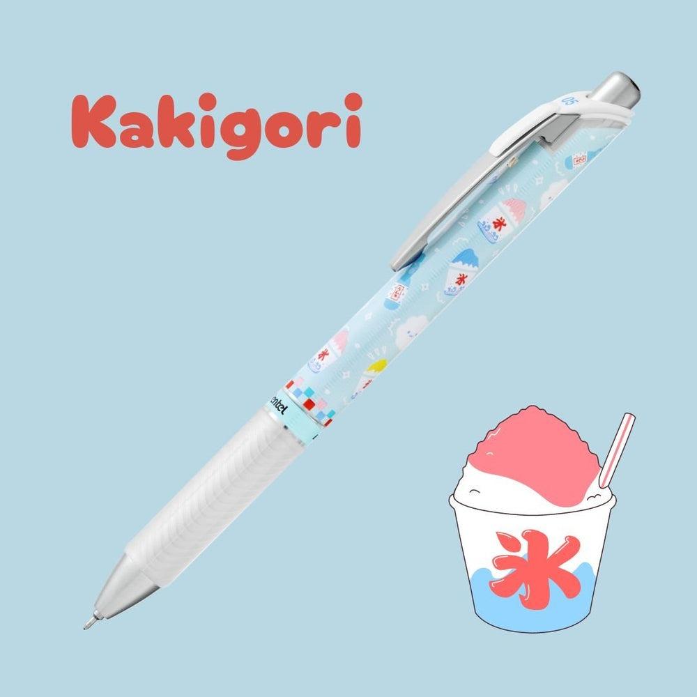 Bút Gel EnerGel Kawaii Snacks Series 0.5 mm - Pentel-BLN75KW42-A - Kakigori - Mực Đen