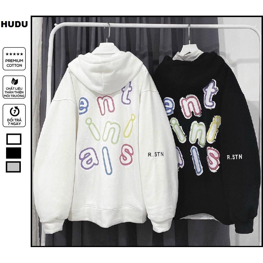 ÁO KHOÁC HOODIE NAM NỮ FORM RỘNG TAY PHỒNG IN CHỮ MẶT LƯNG , ÁO HOODIE NỈ UNISEX STN